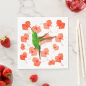 Serviette En Papier Rêve de colibris (En situation)