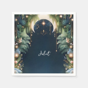 Serviette En Papier Rêve magique Étoiles mystiques Fête des mariées Lu