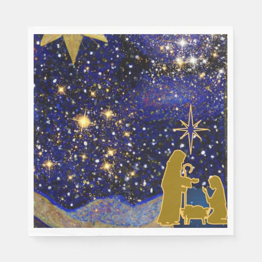 Serviette En Papier Réveillon de Noël (Devant)