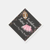 Serviette En Papier Révélation de bébé tutus ou Touchdown (Coin)