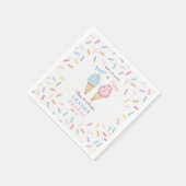 Serviette En Papier Révélation du genre de la chaîne Icecream (Coin)