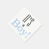 Serviette En Papier Révéler le genre C'est un garçon ! Baby shower (Coin)