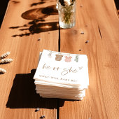 Serviette En Papier Révéler le genre Lui ou elle serviettes | Révélati