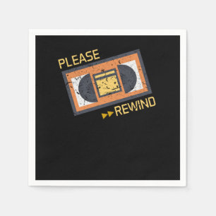 Serviette En Papier Revenez au lecteur VHS Viedo Home Recorder Caset