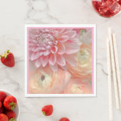Serviette En Papier Rêves Floraux (En situation)
