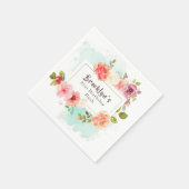 Serviette En Papier Rêves Floraux de la Saint-Jean (Coin)