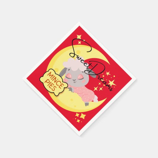 Serviette En Papier Rêves sucrés et tartes (Coin)