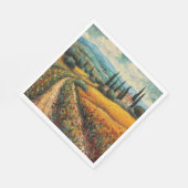 Serviette En Papier Rêves toscans dorés (Coin)