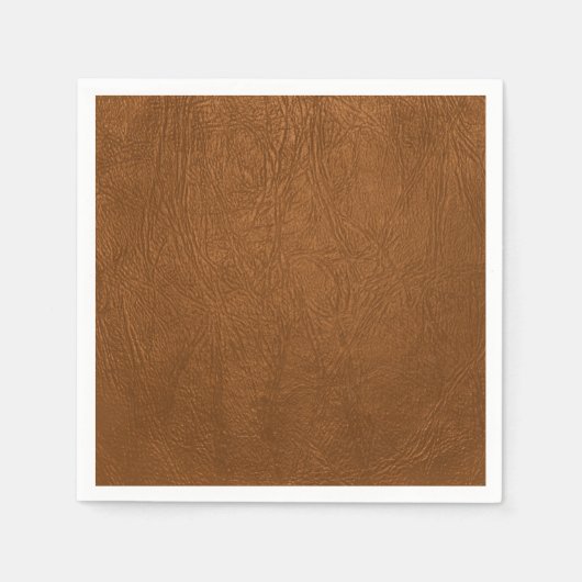 Serviette En Papier Revêtement Brown en cuir de vache (Devant)
