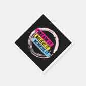 Serviette En Papier "Rêvez-Le, Croyez-Le, Réalisez-Le Motivationnel (Coin)