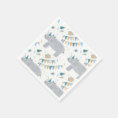 Serviette En Papier Rhino Anniversaire Cocktail Napkins (Coin)