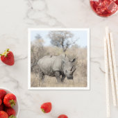 Serviette En Papier Rhino blanc (En situation)