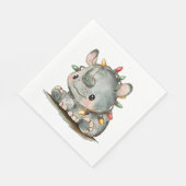 Serviette En Papier Rhino Festif (Coin)