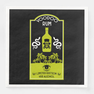 Serviette En Papier rhum vaudou des Caraïbes