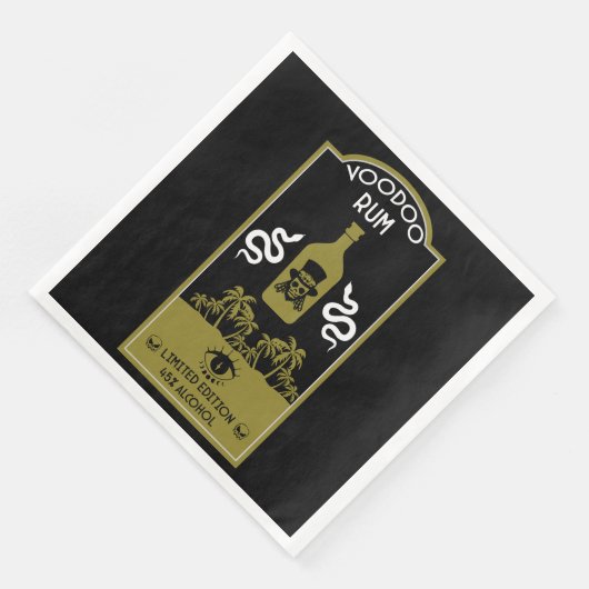Serviette En Papier rhum vaudou des Caraïbes (Coin)