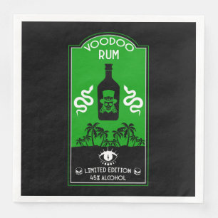 Serviette En Papier rhum vaudou des Caraïbes