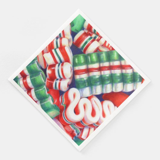 Serviette En Papier RIBBON CANDY Dîner Standard Papier serviettes (Coin)