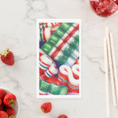 Serviette En Papier RIBBON CANDY Serviettes de serviette d'hôtes servi (En situation)