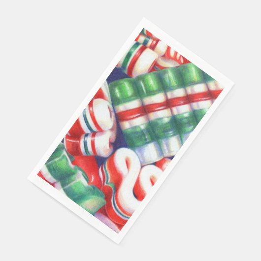 Serviette En Papier RIBBON CANDY Serviettes de serviette d'hôtes servi (Coin)