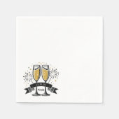 Serviette En Papier Ribbon Champagne (Devant)