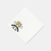 Serviette En Papier Ribbon Champagne (Coin)