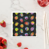 Serviette En Papier RICK ET MORTY™ | Motif psychédélique (En situation)
