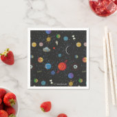 Serviette En Papier RICK ET MORTY™ | Motif spatial (En situation)
