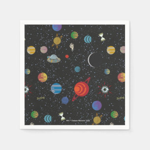Serviette En Papier RICK ET MORTY™ Motif spatial