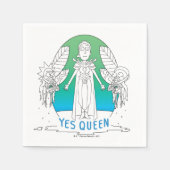 Serviette En Papier RICK ET MORTY™ | Oui Reine (Devant)