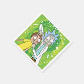 Serviette En Papier RICK ET MORTY™ | Regardez Ça (Coin)