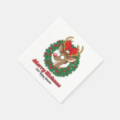 Serviette En Papier Rick et Morty | Reindeer Morty Merry Rickmas (Coin)