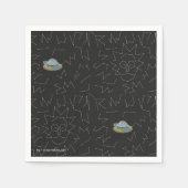 Serviette En Papier RICK ET MORTY™ | Rick Constellation Pattern (Devant)