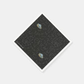 Serviette En Papier RICK ET MORTY™ | Rick Constellation Pattern (Coin)