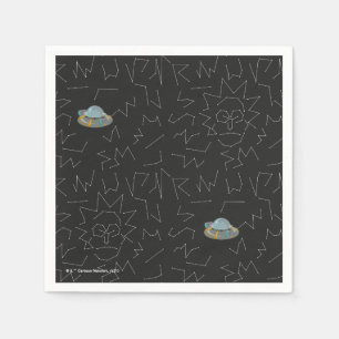 Serviette En Papier RICK ET MORTY™   Rick Motif Constellation
