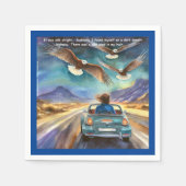 Serviette En Papier Rick London Conduit Dans La Comique Sombre Et Drôl (Devant)