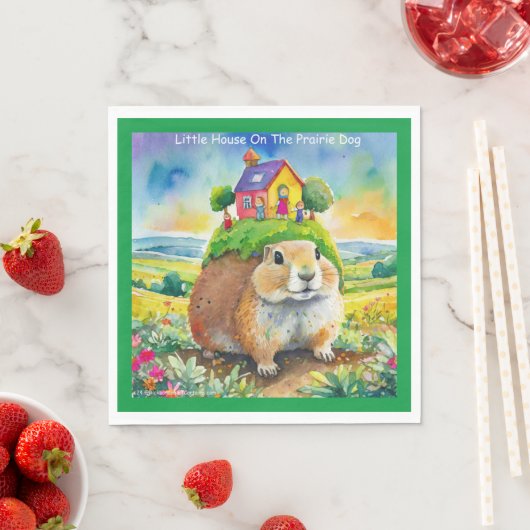 Serviette En Papier Rick London Prairie Dog Life Comique (En situation)