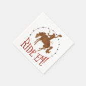 Serviette En Papier Ride'em Cowboy Rodeo Napkins (Coin)