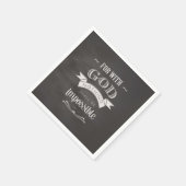 Serviette En Papier Rien N'Est Impossible (Coin)