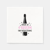 Serviette En Papier Riesling Pour Tout Vin Drôle (Devant)