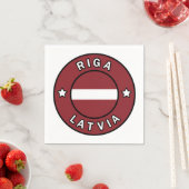 Serviette En Papier Riga Lettonie (En situation)