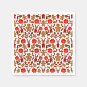 Serviette En Papier Rinder De Noël Kasky Avec Chocolat Chaud (Devant)