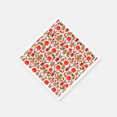 Serviette En Papier Rinder De Noël Kasky Avec Chocolat Chaud (Coin)