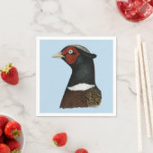 Serviette En Papier Ringneck Pheasant Head (En situation)