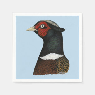 Serviette En Papier Ringneck Pheasant Head