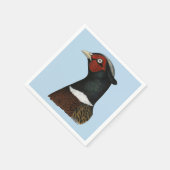 Serviette En Papier Ringneck Pheasant Head (Coin)