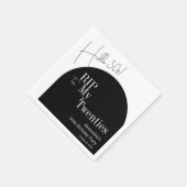 Serviette En Papier RIP 20s Hello 30s 30th birthday party (Coin)