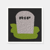 Serviette En Papier RIP Papier Tombstone (Devant)