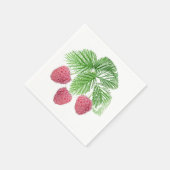 Serviette En Papier Ripe, baies, framboises (Coin)