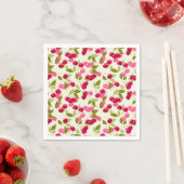Serviette En Papier Ripe cherry (En situation)
