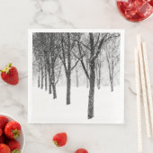 Serviette En Papier ris I side with trees (En situation)